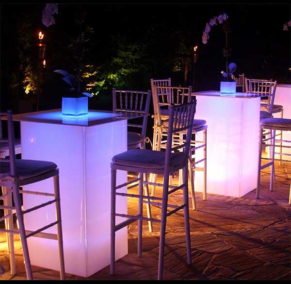 LED High Boy Table Image