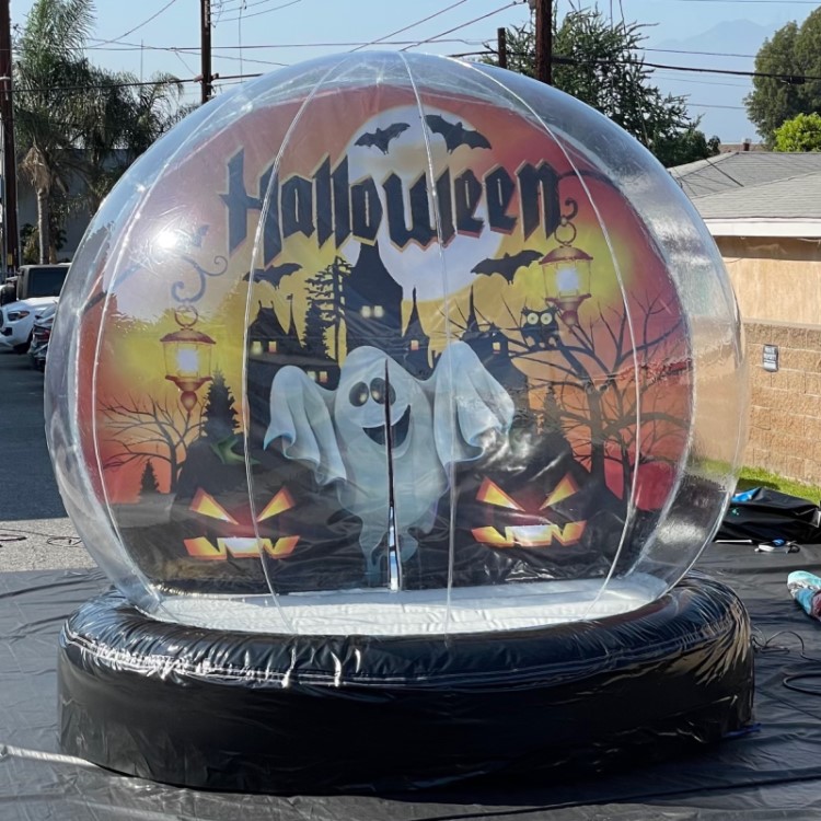 Halloween Human Snow Globe Image