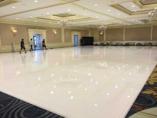 White Dance Floor Image